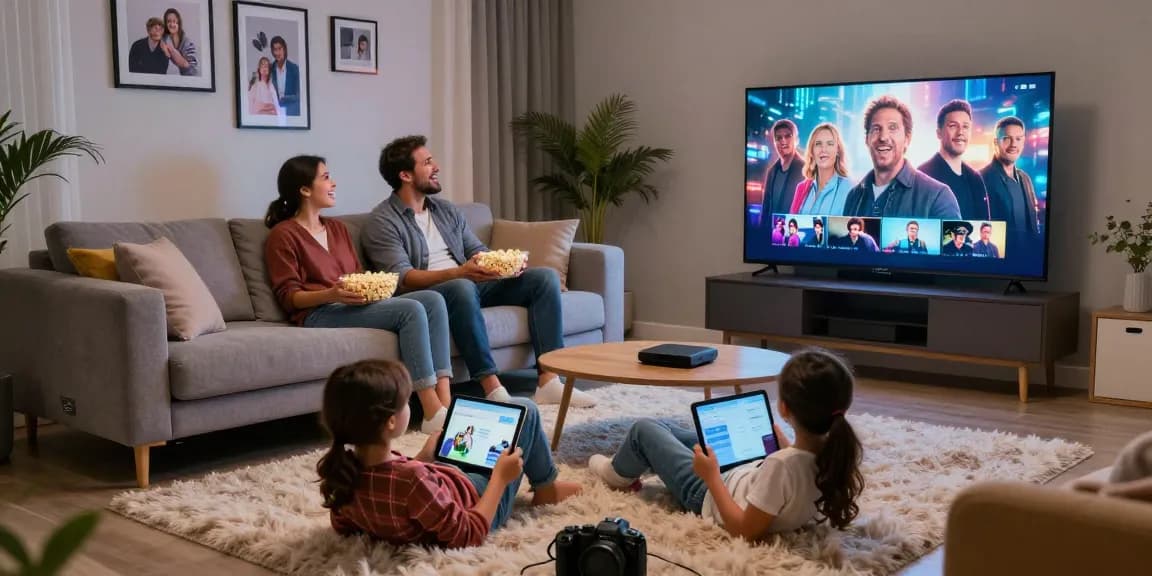 Enjoying family time on the best tv series platform bolly4u org during movie night.