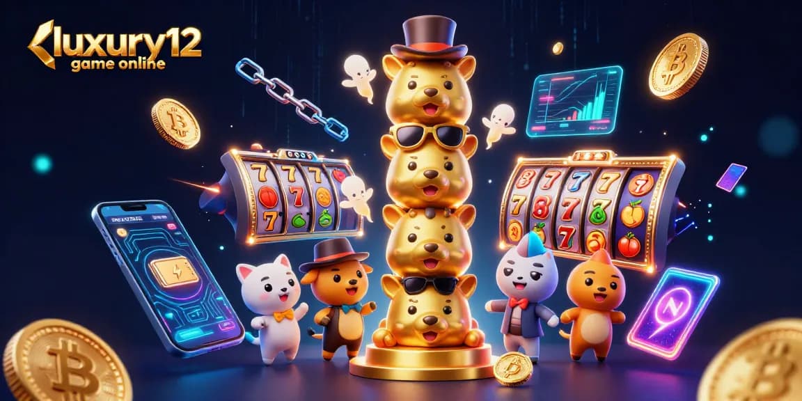 Engage with luxury12 game online in an electrifying casino scene filled with vivid slot elements.