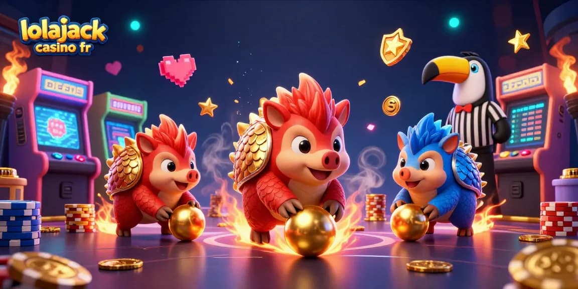 Jouez à lolajack casino fr avec des pangolins compétitifs dans une atmosphère de casino dynamique.