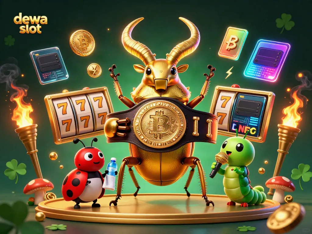 Menyaksikan dewa slot dalam pertarungan menegangkan antara karakter 3D di arena kasino.