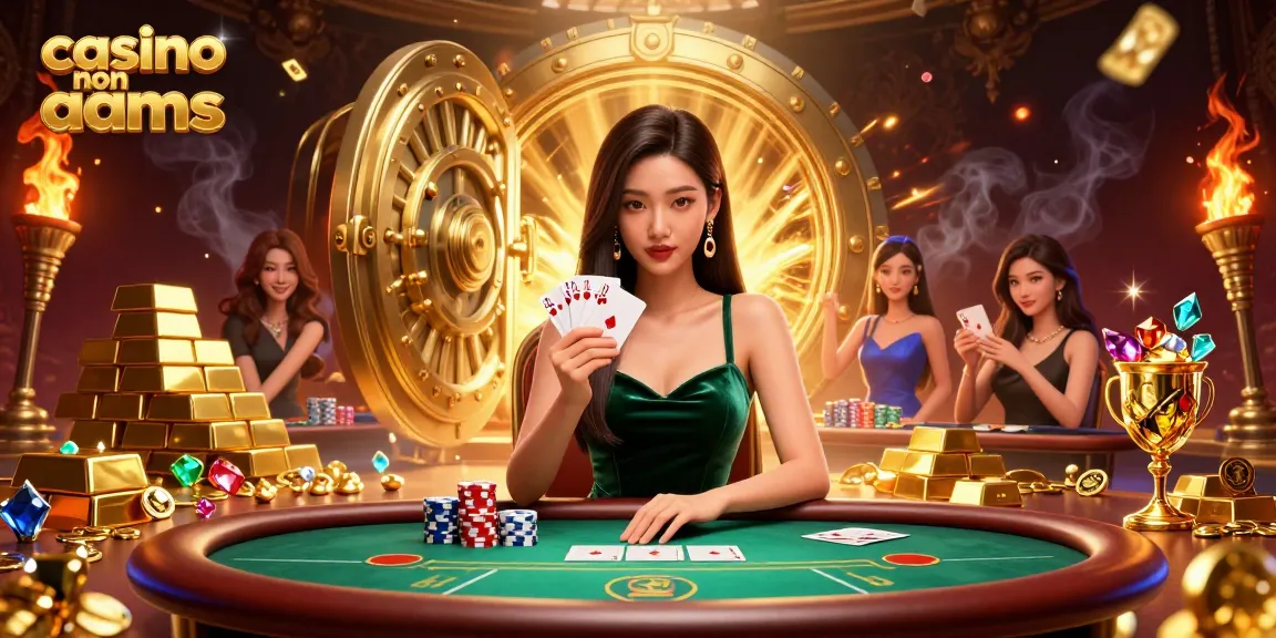 Vivi un'esperienza di gioco emozionante in un casinò non AAMS con una scena strategica di poker.