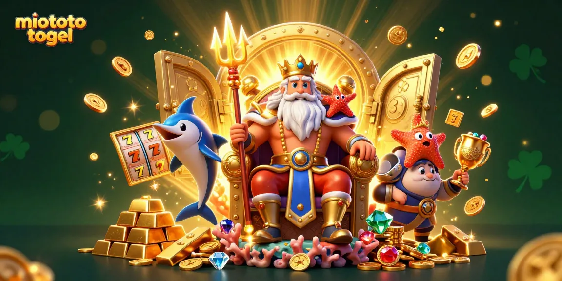 Engage with miototo togel's thrilling world of luck with vibrant slot reels and sparkling treasures.