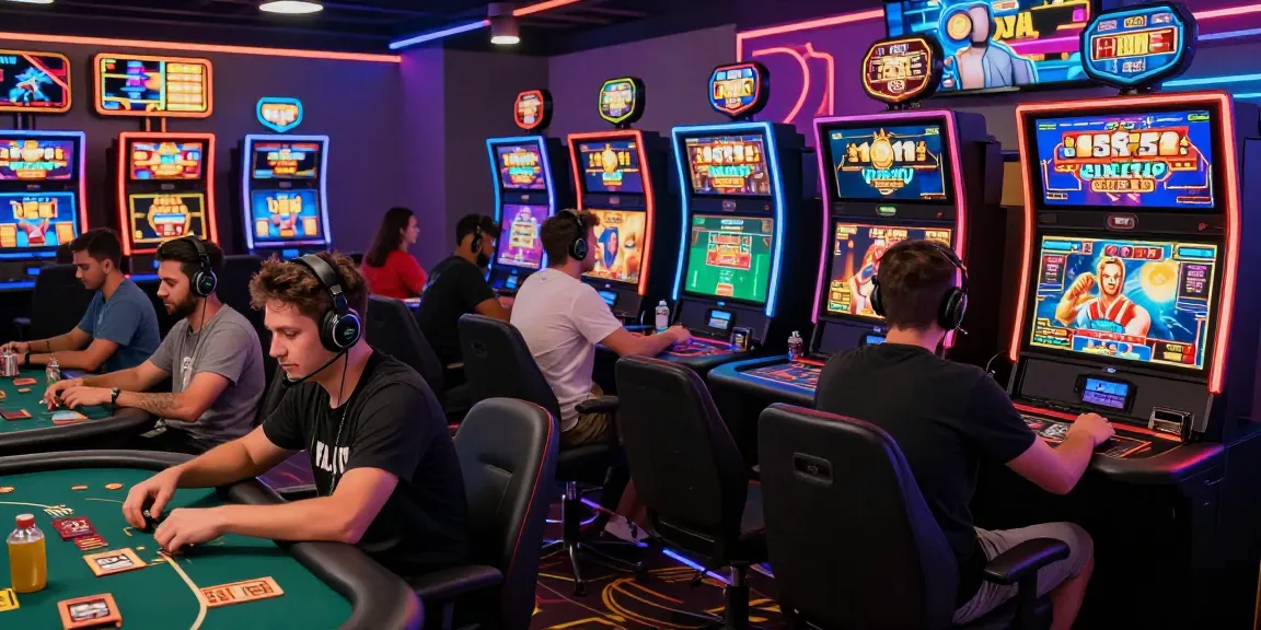 slot deposit 5k players enjoying diverse online casino games in an engaging atmosphere