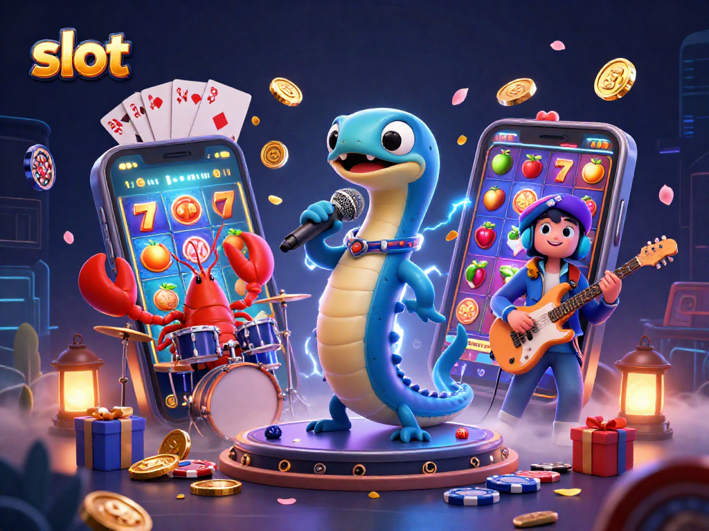 Experience the thrill of slot gaming in an underwater casino featuring vibrant characters and dynamic action.