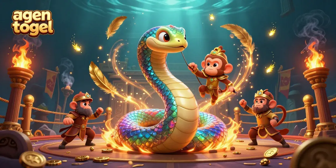Engage with agen togel and win exciting jackpots in this vibrant 3D illustration