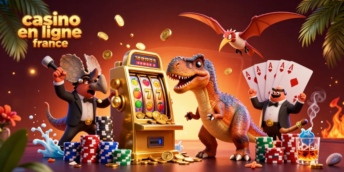 Jouez à des machines à sous dans le casino en ligne France avec un pachycephalosaurus et des pièces d'or