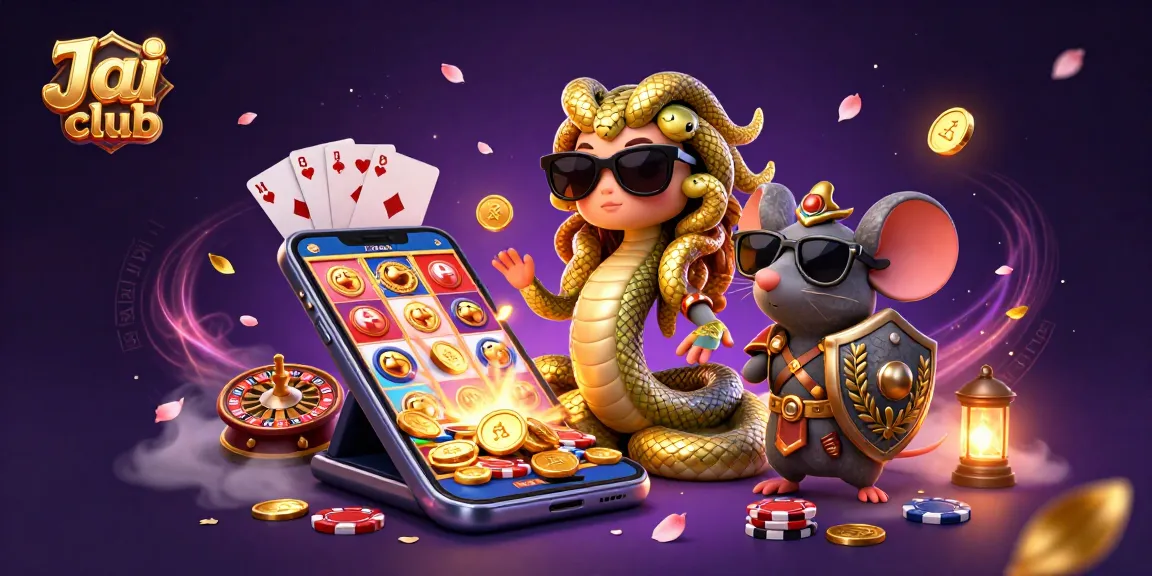 Experience thrilling gameplay at Jai club with 3D entertaining characters and captivating casino elements.