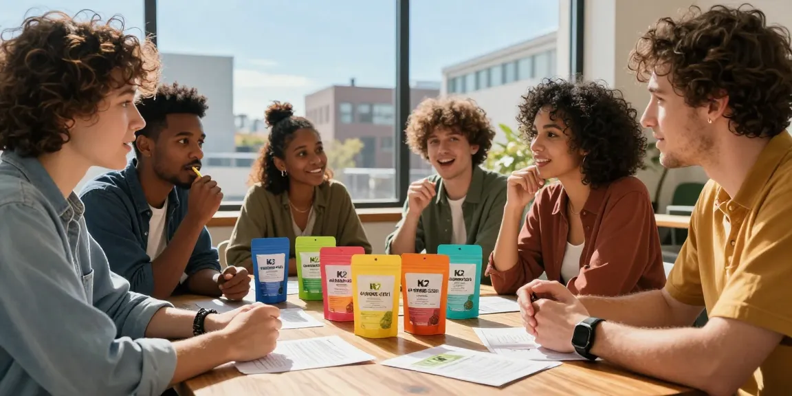 Explore how to buy 4F-MDMB-2201 K2 liquid infused papers at a vibrant urban gathering, showcasing product details and community engagement.