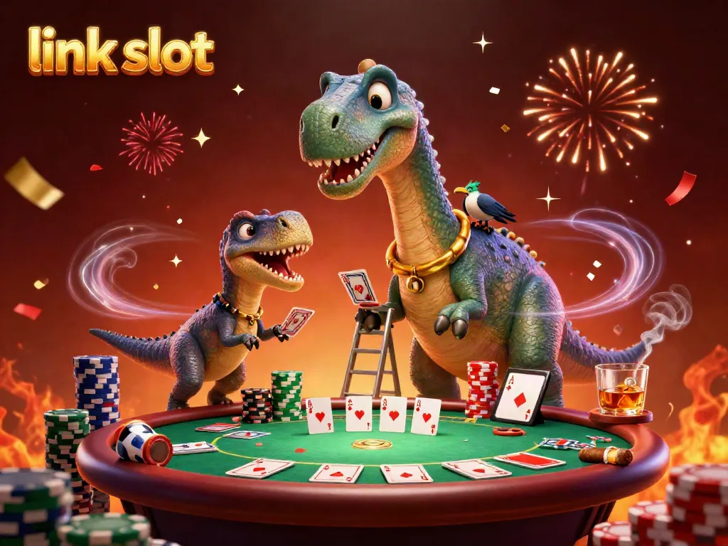 Mainkan slot gacor di GWP168 dengan visual dinamis dino 3D dan atmosfer kasino yang meriah.