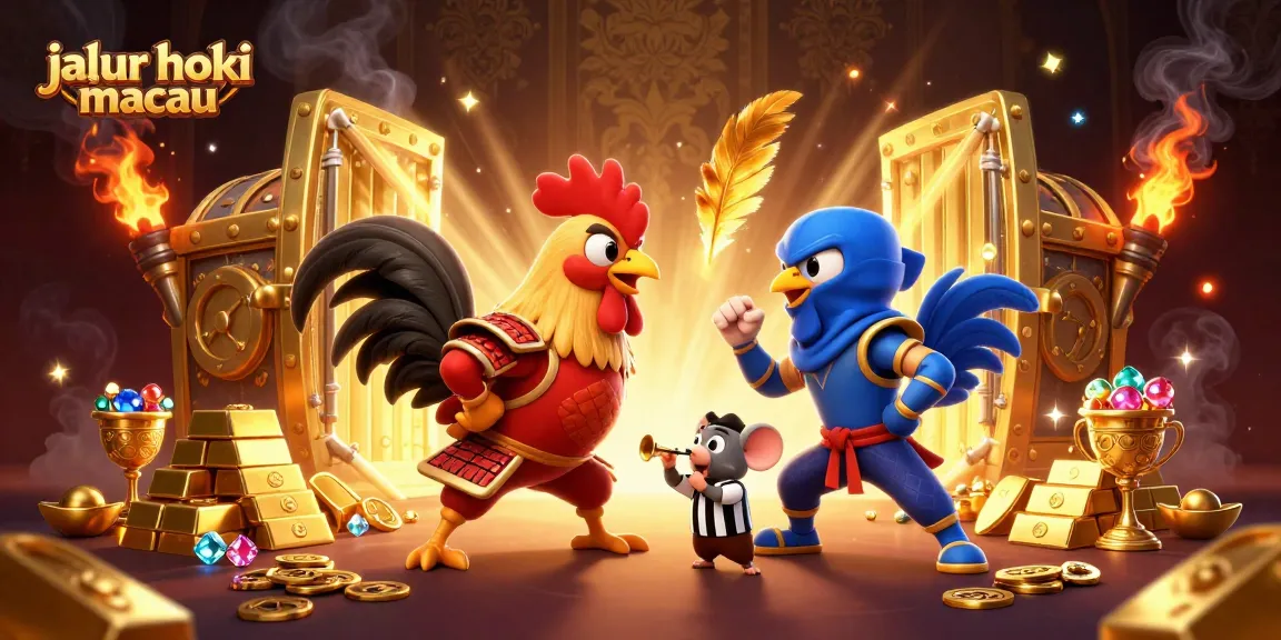 Experience jalur hoki macau with twin roosters in a thrilling 3D casino showdown