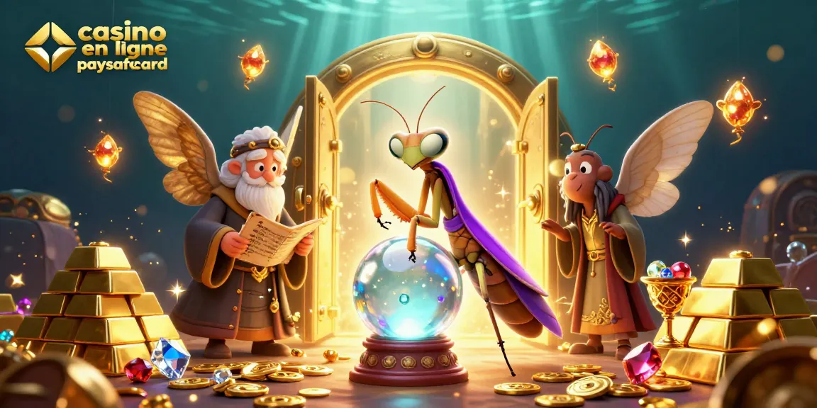 Jouez sur le casino en ligne paysafecard avec des personnages fantastiques au milieu de trésors scintillants.