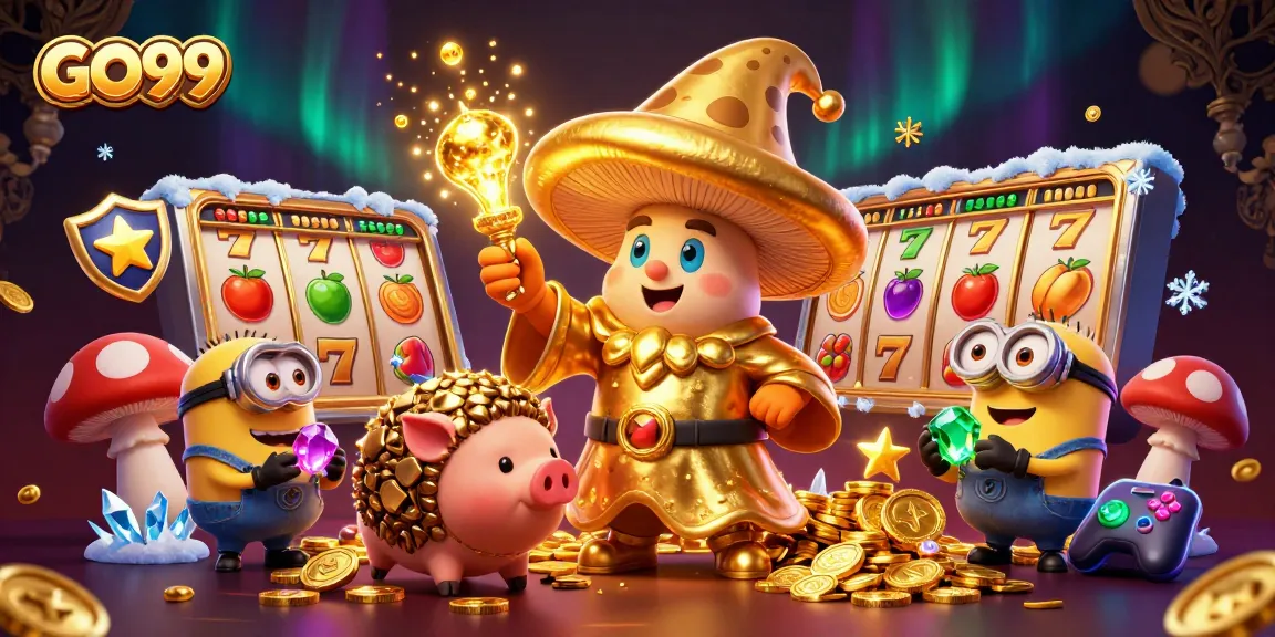 Win big with GO99 in a magical casino adventure featuring enchanted characters.