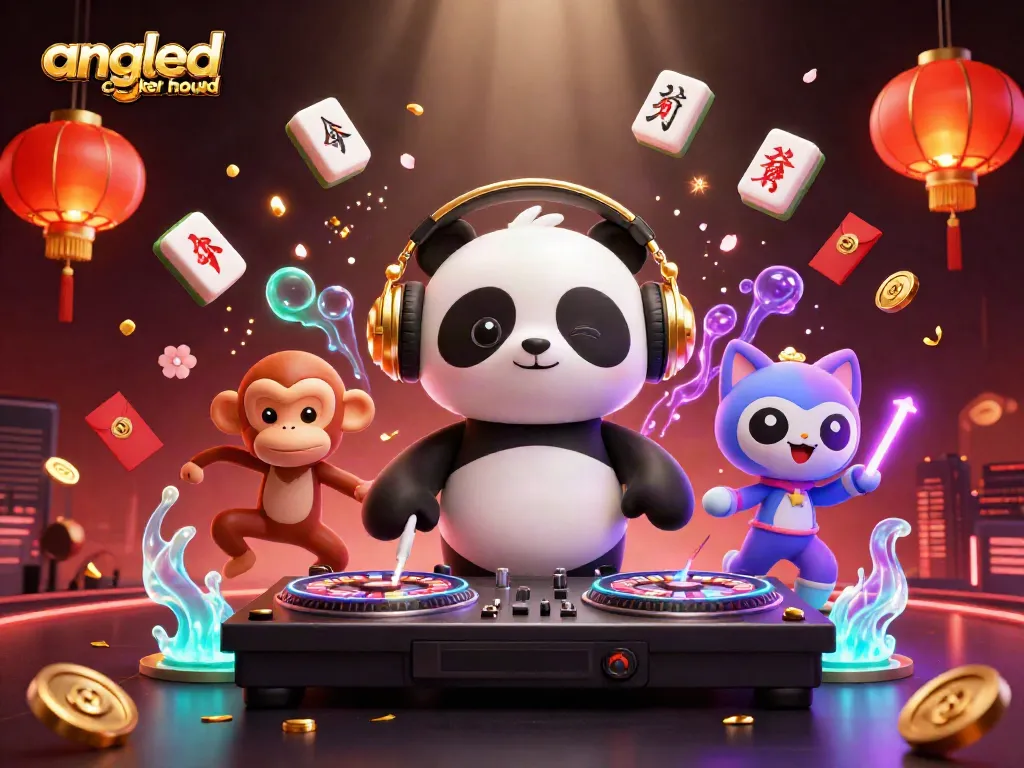 Engage with the angled cooker hood-themed exciting casino party featuring panda DJ and dance moments.