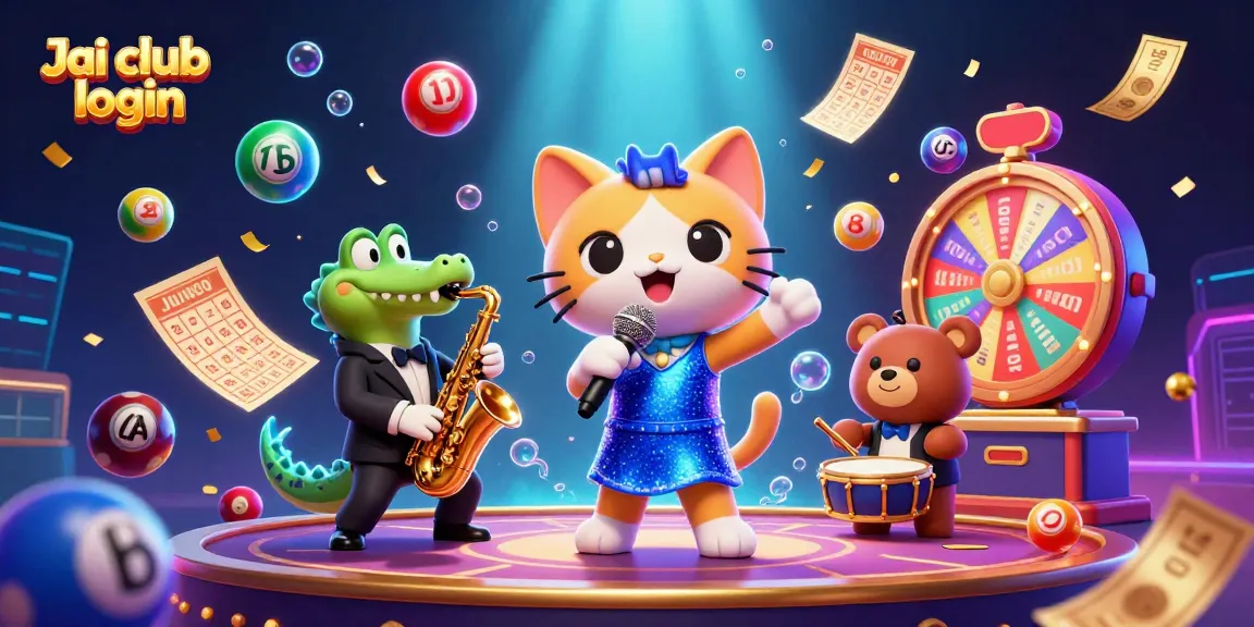 Join the excitement at Jai club login with animated characters and dynamic casino elements.