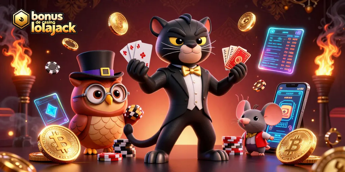 Experience the thrill of winning with the bonus de casino lolajack in this lively casino scene.