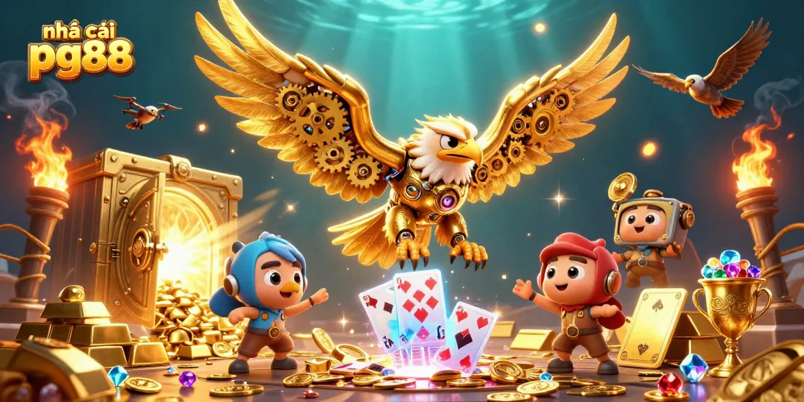 Engage with thrilling action at nhà cái pg88 in a dynamic casino scene filled with treasures and games.