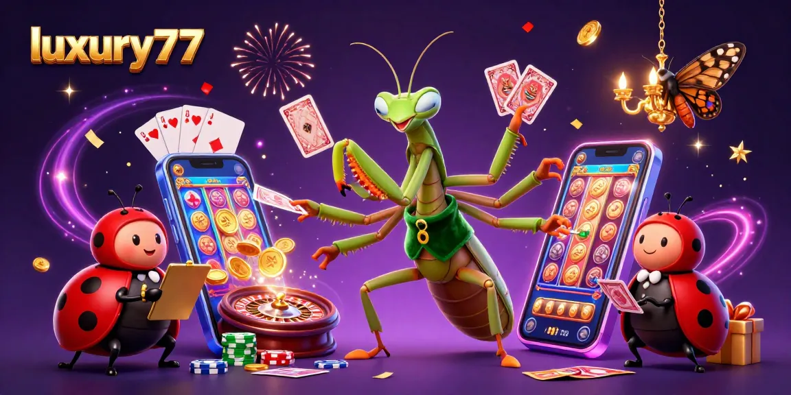Experience the excitement of luxury777 with a vibrant casino scene showcasing dynamic gaming elements.