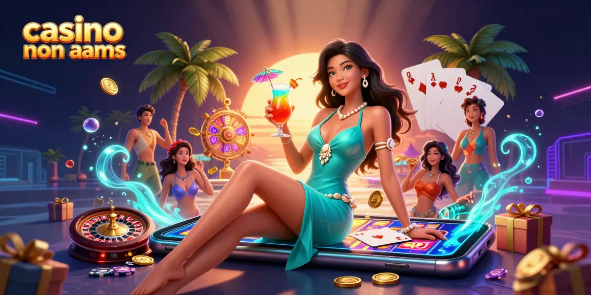Scopri il vivace mondo dei casino non AAMS con giochi interattivi e premi entusiasmanti in una straordinaria scena 3D.