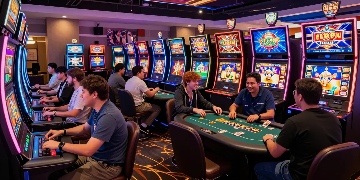 hero138 situs engaging players enjoying vibrant casino games and slot machines