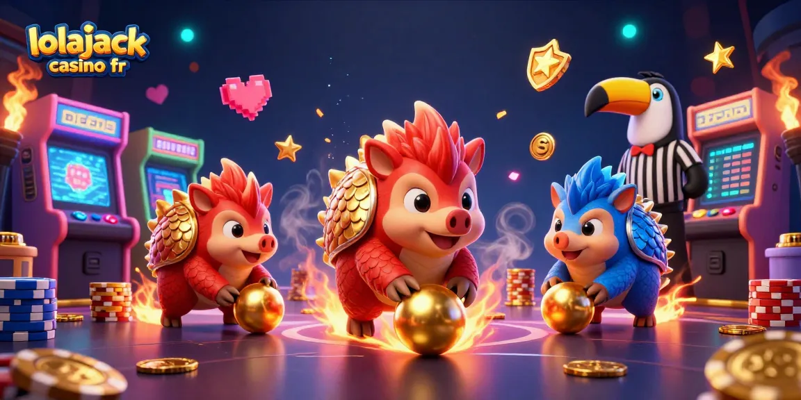 Jouez à lolajack casino fr avec des pangolins compétitifs dans une atmosphère de casino dynamique.