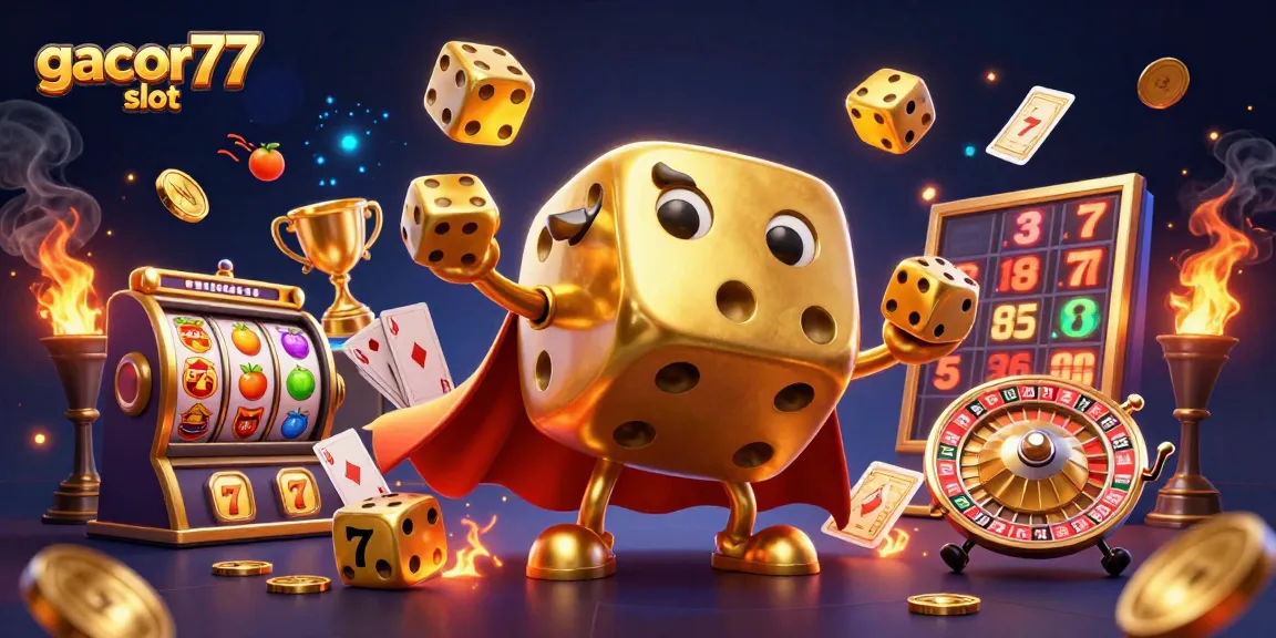 Mainkan gacor77 slot dengan dadu emas dan simbol keberuntungan di dunia kasino yang menyenangkan.