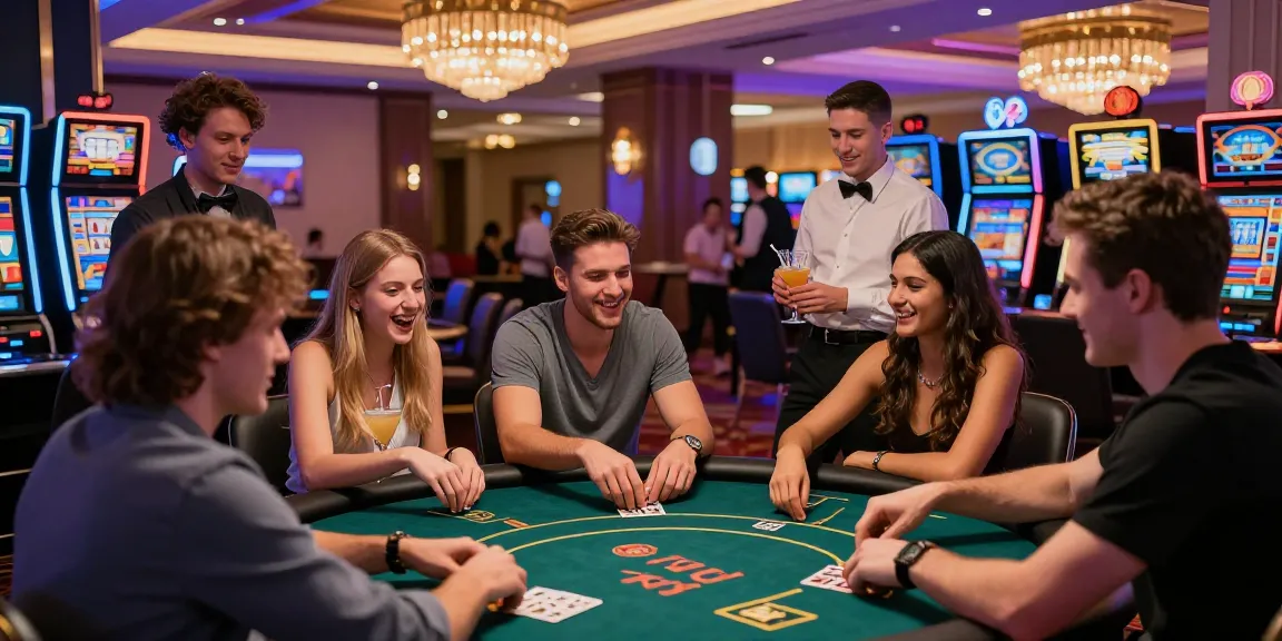 Engaging casino scene showcasing vibrant atmosphere for casino non AAMS affidabile.
