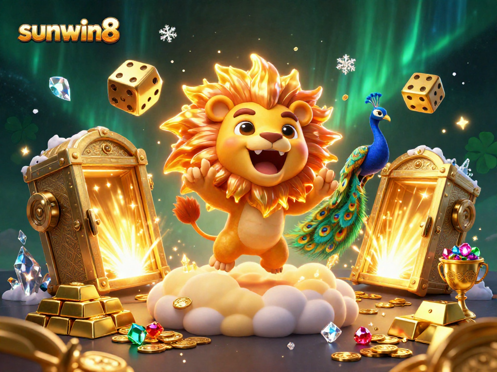 Engage in thrilling gameplay at sunwin8, featuring vibrant characters and dynamic casino elements.