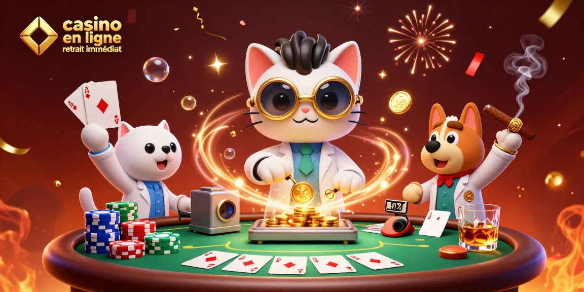 Gagnez rapidement avec le casino en ligne retrait immédiat tout en jouant à vos jeux préférés.