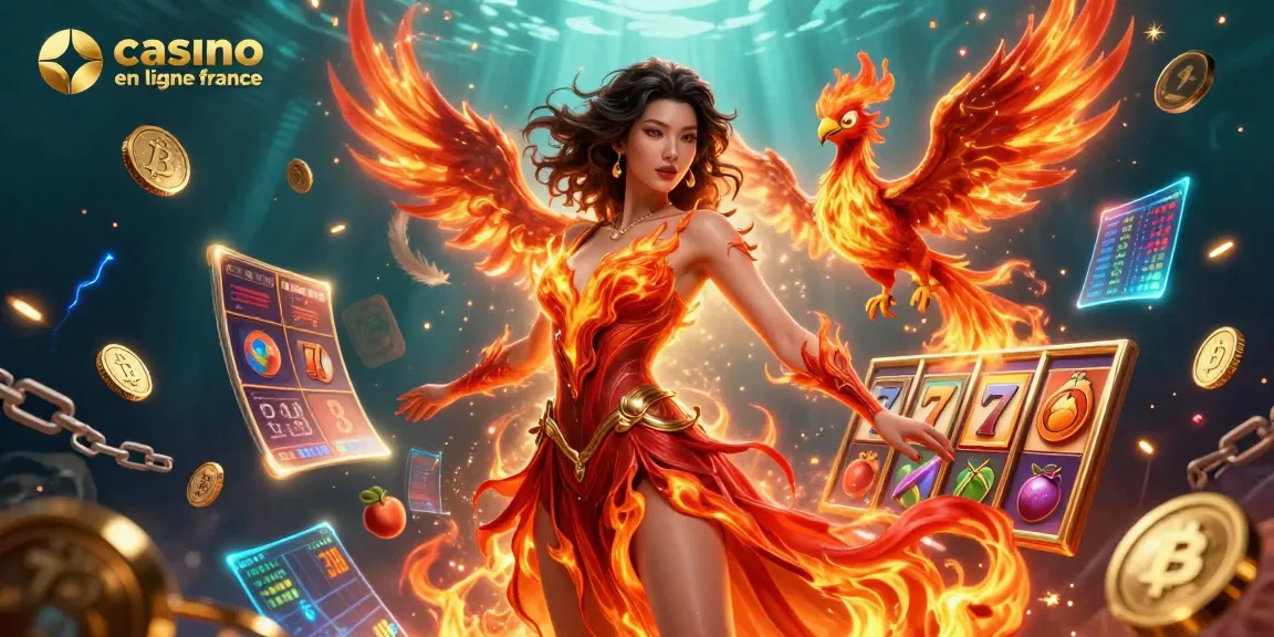 Experience the thrill of casino en ligne france with vibrant slot reels and dynamic gaming elements in a stunning 3D scene.