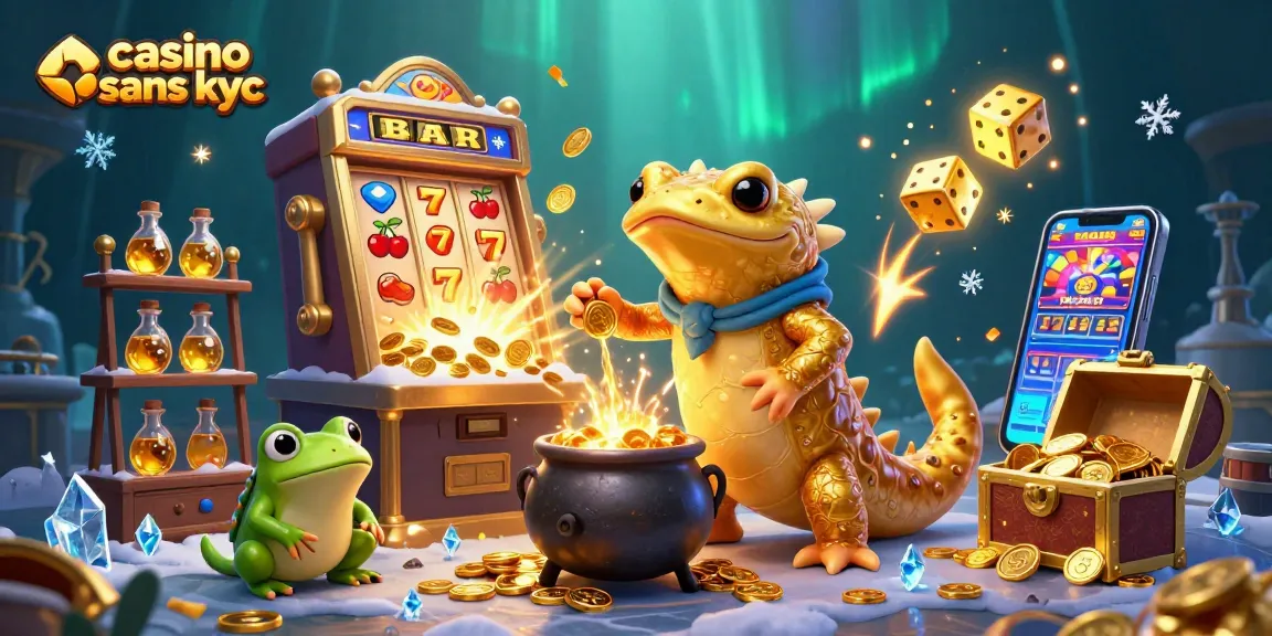 Jouez au casino sans KYC avec des alchimistes et des machines à sous éblouissantes.