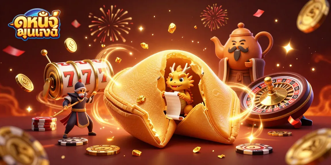 Experience thrilling ดูหนังออนไลน์ as golden fortune elements unite with dynamic casino games, showcasing a vibrant gaming adventure.