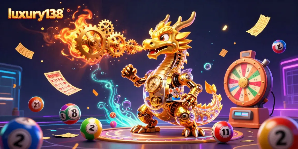 Experience thrilling gameplay with luxury138's vibrant lottery environment, featuring golden dragon and dynamic game elements.