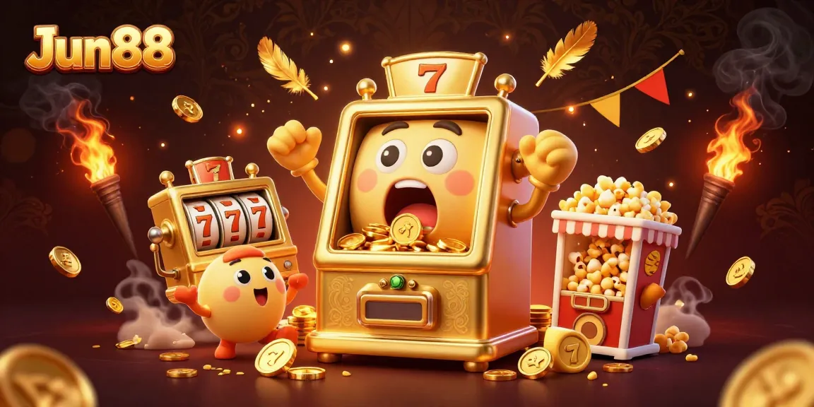 Experience Jun88's thrilling jackpot excitement with dynamic golden slot machines and action-packed gameplay.