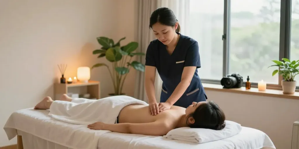 Revitalizing 의정부출장안마 experience in a tranquil massage studio.