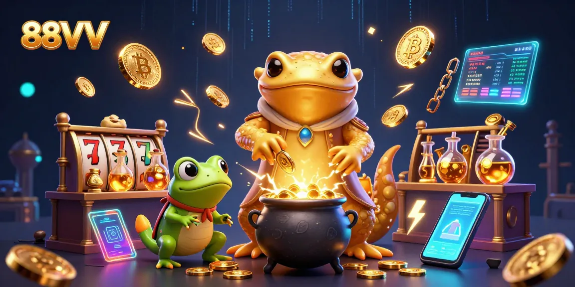 Spin big wins at 88VV with colorful slot reels and vibrant casino action.