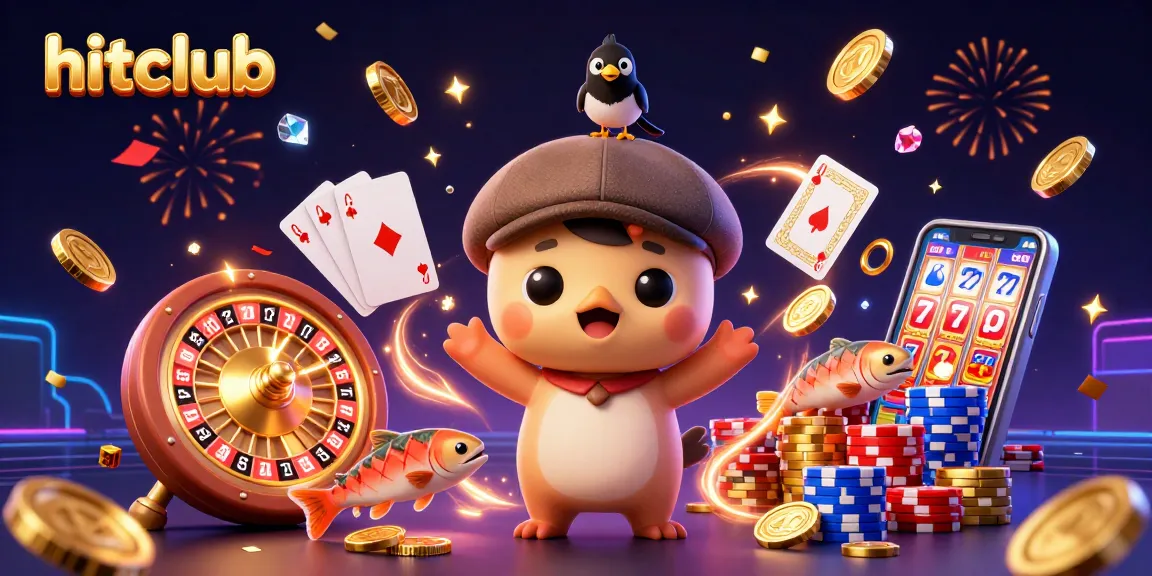 Engage in exhilarating gameplay at hitclub with vibrant casino elements, showcasing wealth and excitement.