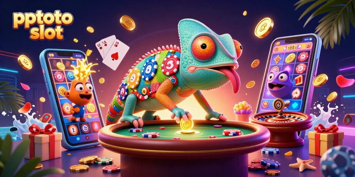 Putar slot di pptoto slot sambil menikmati lingkungan kasino yang cerah dan dinamis.